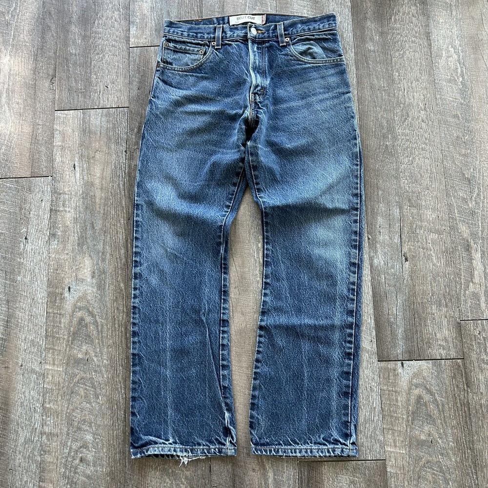 Vtg Levis 517 Jeans Mens W32 L34 Blue Cotton Bootcut Western Cowboy Denim Y2K